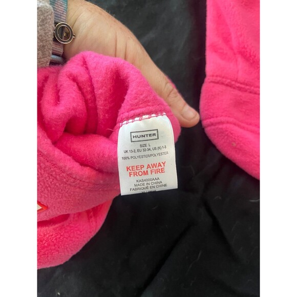 Hunter girls size 1-3 large pink boot liners socks athletic - Picture 3 of 4